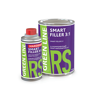 Грунт-наполнитель GL+ мокрый-по-мокрому SMART FILLER 3:1 белый 750+250